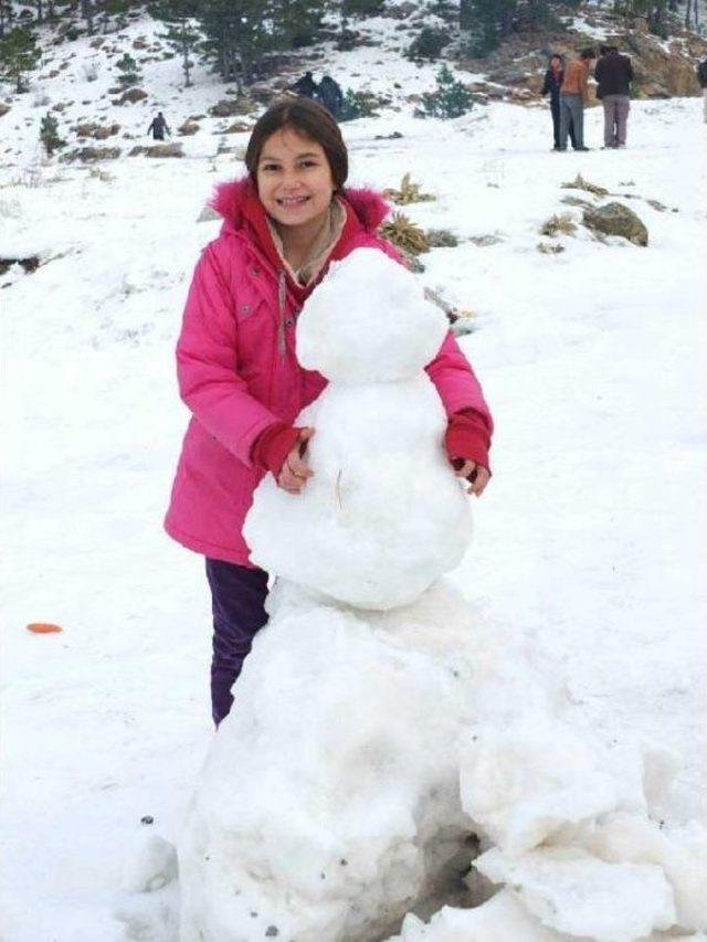 K&ouml;yceğiz de Kar Ortaca da G&uuml;neşli Hava Keyfi 2