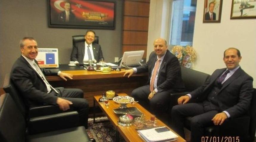 Motorlu Ara&ccedil; Satıcıları Federasyonu Mazıcıoğlu&rsquo;nu Ziyaret Etti