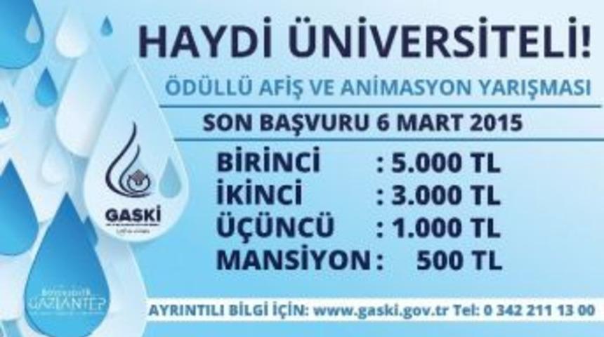 Gaski&rsquo;den &Ouml;d&uuml;ll&uuml; Su Afişi Yarışması