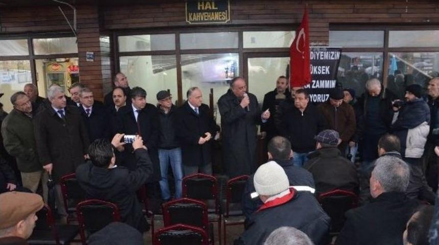 Hal Esnafı Kepenk Kapattı