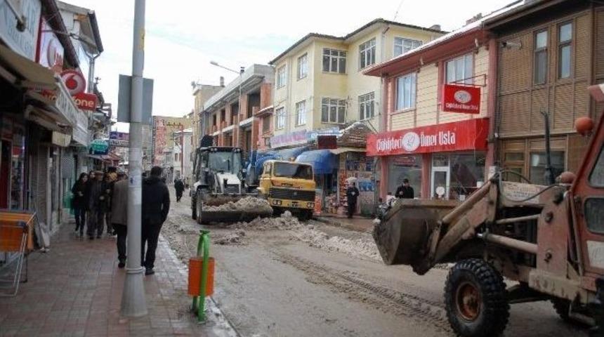 Bolvadin&rsquo;de Kar Temizleme &Ccedil;alışmaları