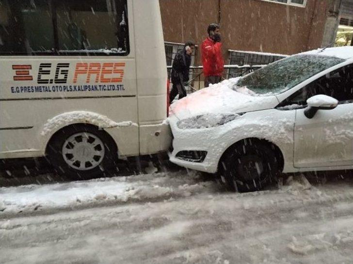 (özel Haber) Kar Yağışı Bursa Trafiği’ni Kilitledi G5