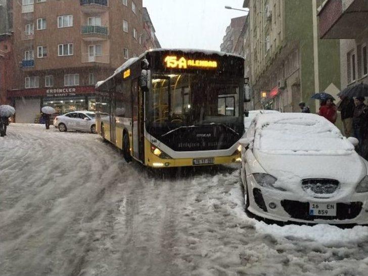 (özel Haber) Kar Yağışı Bursa Trafiği’ni Kilitledi G4
