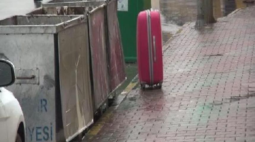 Ataşehir'de Ş&uuml;pheli Bavuldan &Ccedil;anak-&Ccedil;&ouml;mlek &Ccedil;ıktı