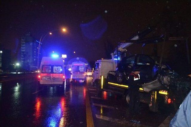 Başkent’te Trafik Kazası: 3 Yaralı