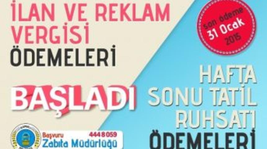 Kapaklı&rsquo;da Hafta Sonu Tatil Ruhsatı Ve Reklam Vergisi &Ouml;demeleri İ&ccedil;in M&uuml;racaatlar Başladı