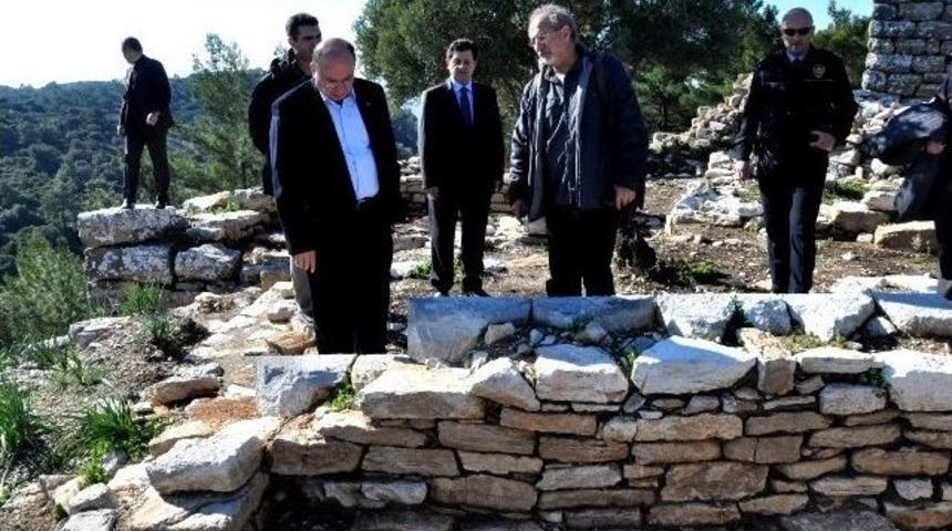 Vali &Ccedil;i&ccedil;ek Bodrum&rsquo;da İncelemelerde Bulundu