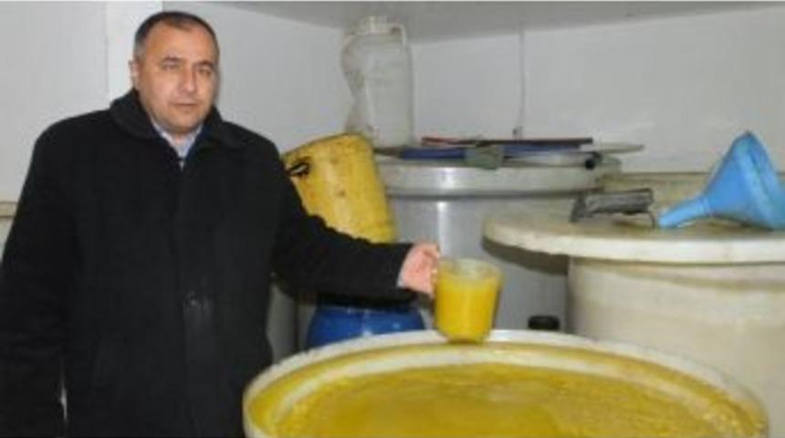 Burhaniye&rsquo;de Raflardaki Zeytin Yağları Dondu