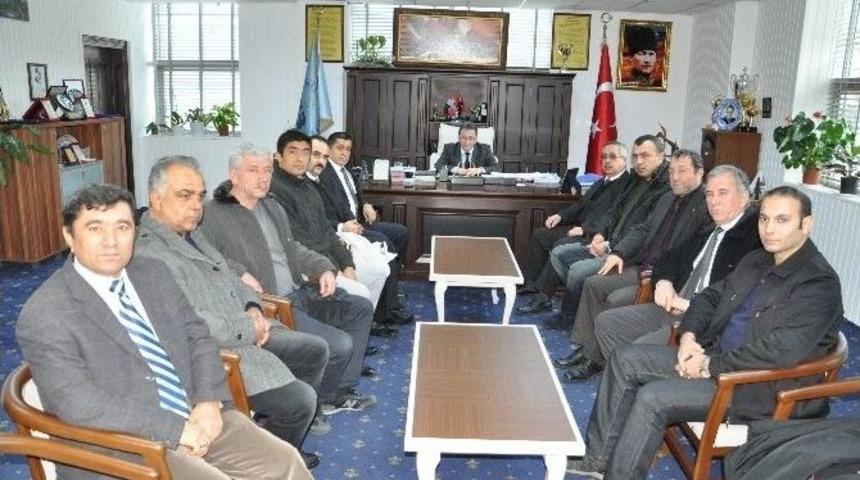 Mhp İlçe Yönetiminden Başkan Saka’ya Ziyaret