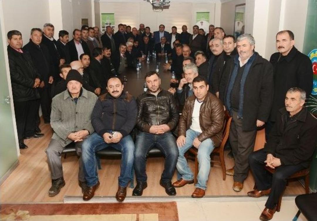 Muhtar Ve Delegelerden Başkan Ko&ccedil;ak&rsquo;a