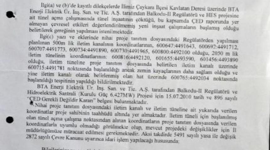 &Ccedil;aykara Faciasında Şok Iddia: T&uuml;nel Girişi &Ccedil;ığ B&ouml;lgesine Alınmış
