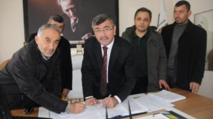 Cami Yeri İ&ccedil;in Protokol İmzalandı