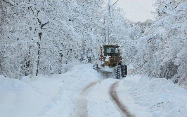 Akmeşe’de 165 Kilometre Yol Kardan Temizlendi