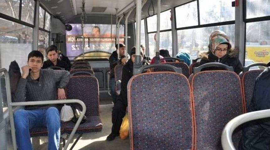 Halk Otobüslerine 80 Günde 355 Bin Kişi Bindi
