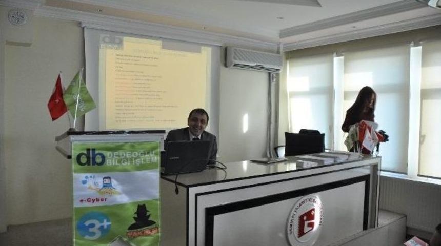 Demirci&rsquo;de Kep Ve Elektronik İmzanın &Ouml;nemi Anlatıldı