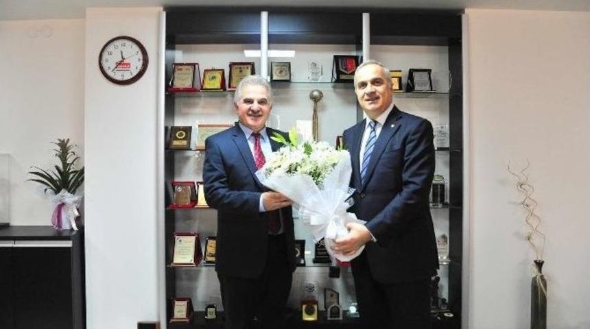 Satso&rsquo;dan Rekt&ouml;r Elmas&rsquo;a Ziyaret