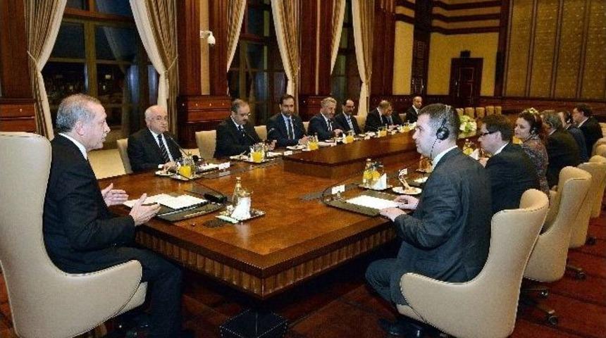 Cumhurbaşkanı Erdoğan, &Ccedil;ek Temsilciler Meclisi Başkanı Hamacek&rsquo;i Kabul Etti