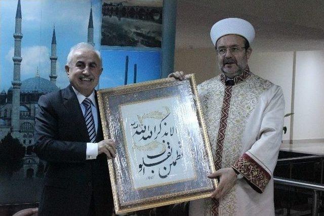 Diyanet İşleri Başkanı Prof. Dr. Mehmet Görmez: 1