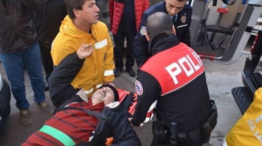 Silah Sesini Patlama, Ayağındaki Acıyı Kırık Zannetti
