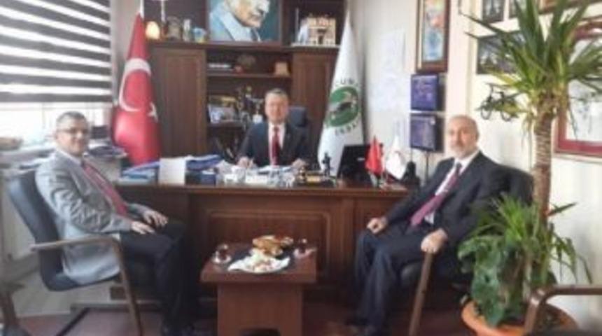 M&uuml;ft&uuml; Keskin&rsquo;den Başkan Kantarcı&rsquo;ya Veda Ziyareti