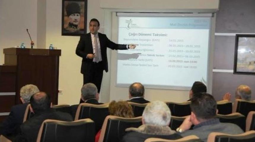 Trakyaka Genel Sekreteri Mahmut Şahin, 2015 Yılı Mali Desteklerini Etso Meclis &Uuml;yelerine Anlattı