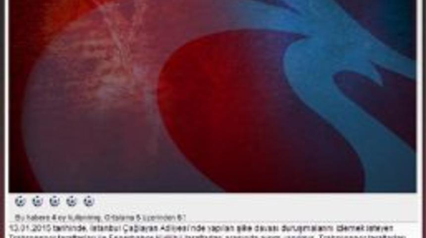 Trabzonspor, Yeniden G&ouml;r&uuml;lmeye Başlanan Şike Davasına Bordo Mavili Taraftarların Alınmamasına Tepki G&ouml;sterdi