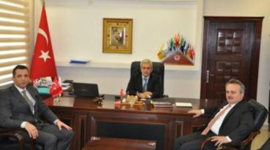 Tekirdağ İl Gıda Tarım M&uuml;d&uuml;r&uuml; Sarıkoca&rsquo;dan Malkara Kaymakamı Halal&rsquo;a Ziyaret