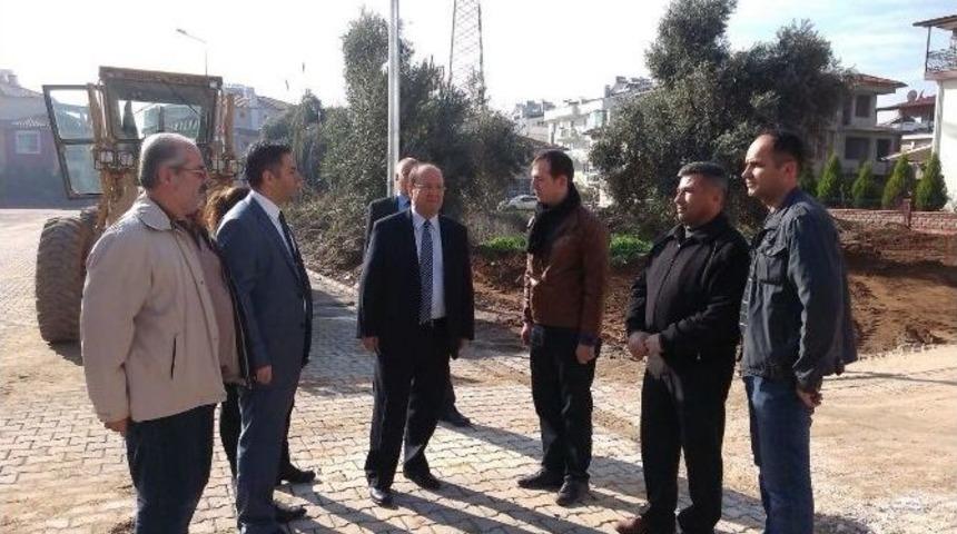 Başkan &Ouml;zakcan, &Ccedil;alışmaları Yerinde İnceledi