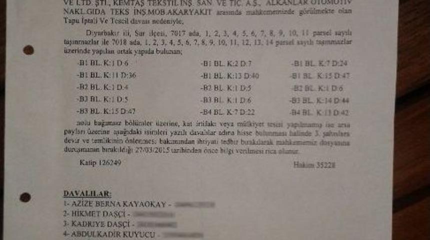 Kırklardağı&rsquo;nda Konut Satışına Tedbir