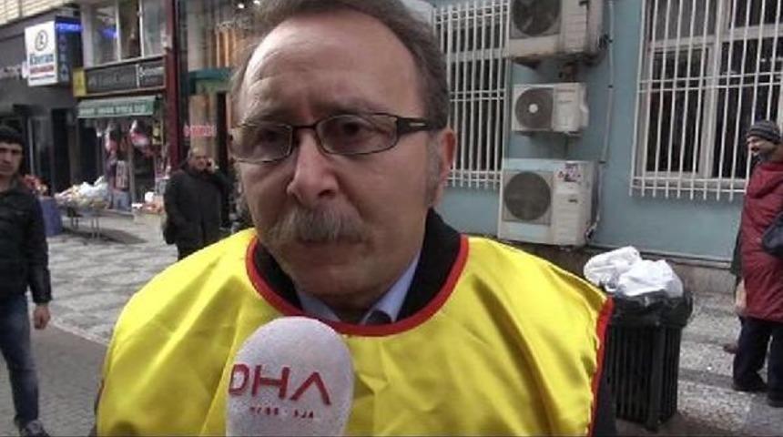 İstanbul Valiliği &Ouml;n&uuml;nde Bordrolarını Yaktılar