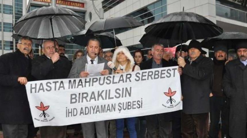 İhd &Uuml;yeleri Hasta Mahkumların Serbest Bırakılmasını Istedi