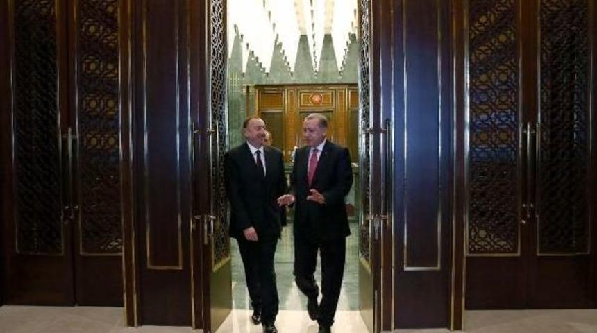 Cumhurbaşkanı Erdoğan : Azerbaycan Ile Asker&icirc;, Siyasi, Ticari, K&uuml;lt&uuml;rel Ve Eğitim Alanlarındaki Ilişkilerimizi Daha Ileri Taşıyacağız