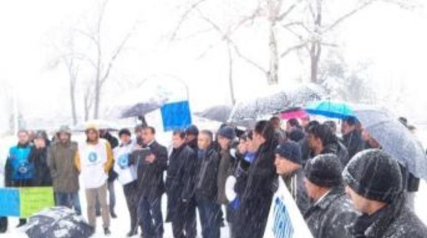 Gaziantep&rsquo;te Memurlardan Bordrolu Tepki
