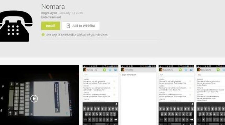 Android Loto Size &Ccedil;ıkmış Olabilir