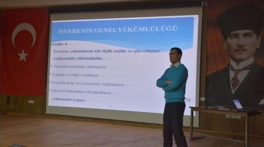 Kars Belediyesi&rsquo;nde İş G&uuml;venliği Eğitimi