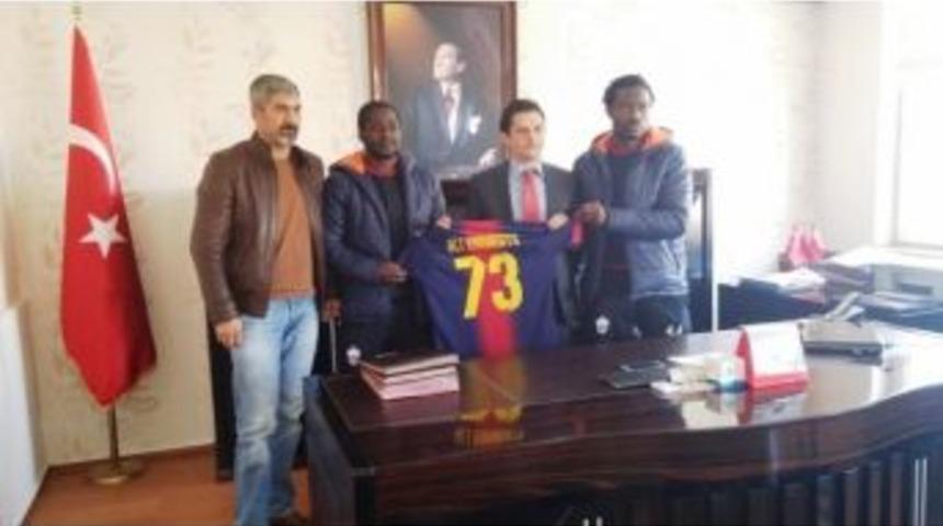 İdil 1937 Spor Kaymakam Karakaya&rsquo;yı Ziyaret Etti