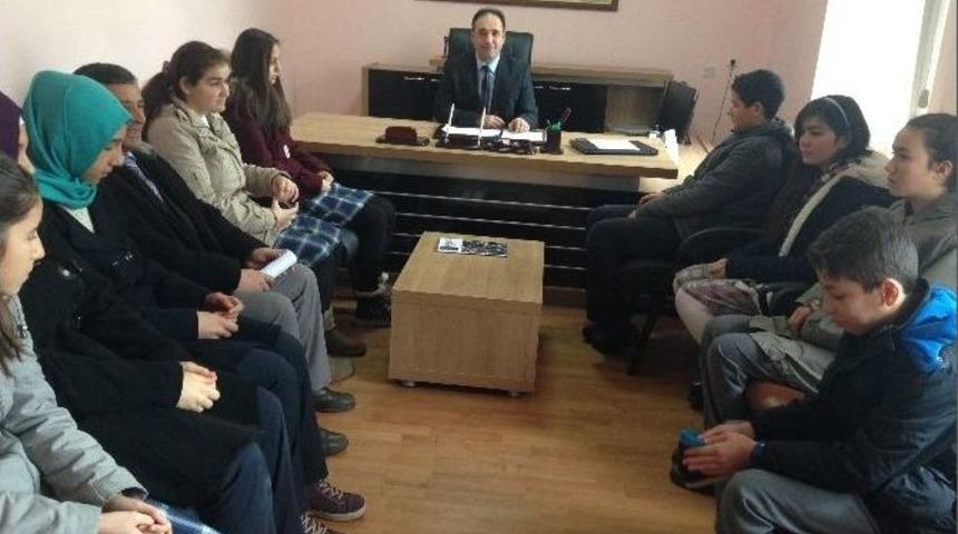 Sultandağı&rsquo;nda Teog&rsquo;da Derece Yapan &Ouml;ğrencilerden Turan&rsquo;a Ziyaret