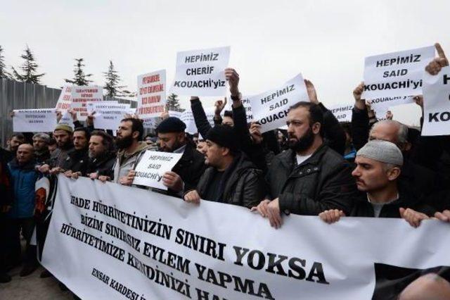 Fatih Camii'nde Kouachi Kardeşler Için Gıyabi Cenaze Namazı (1)