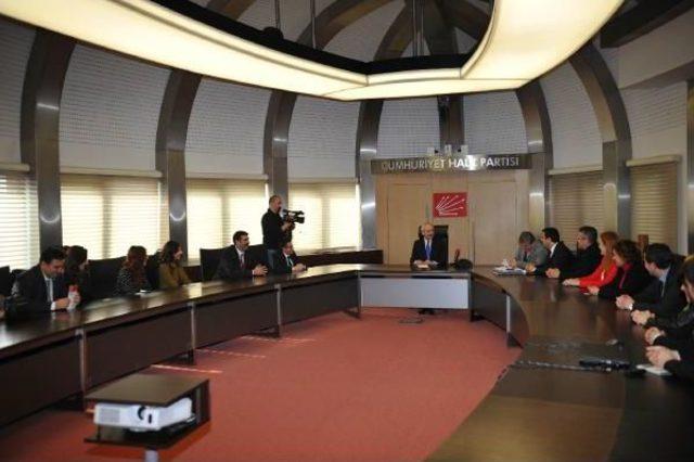 Tmmob &Ccedil;evre M&uuml;hendisleri Odası &Uuml;yeleri Kılı&ccedil;daroğlu nu Ziyaret Etti 2