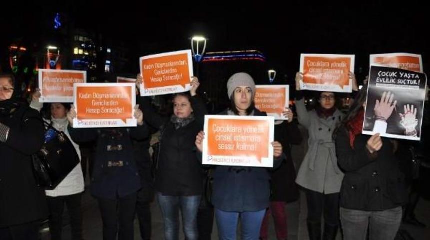 Trabzon'da Kadınlardan Nurettin Yıldız&rsquo;A Tepki Eylemi