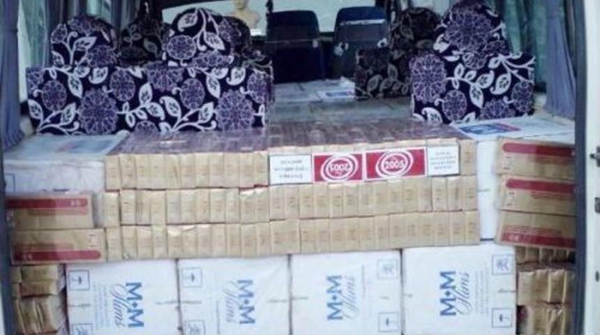 Bitlis'te 45 Bin Paket Ka&ccedil;ak Sigara Ele Ge&ccedil;irildi