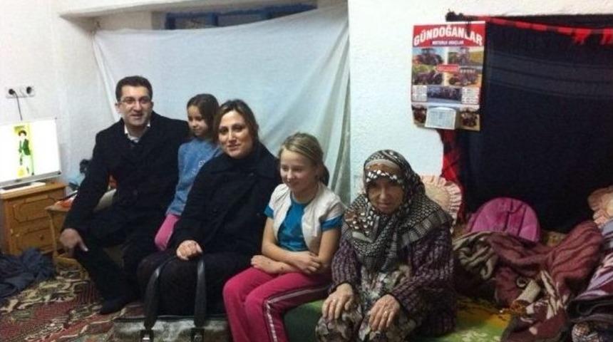 &Ccedil;an Kaymakamı Kakillioğlu Ailesiyle S&ouml;ğ&uuml;talan K&ouml;y&uuml;n&uuml; Ziyaret Etti