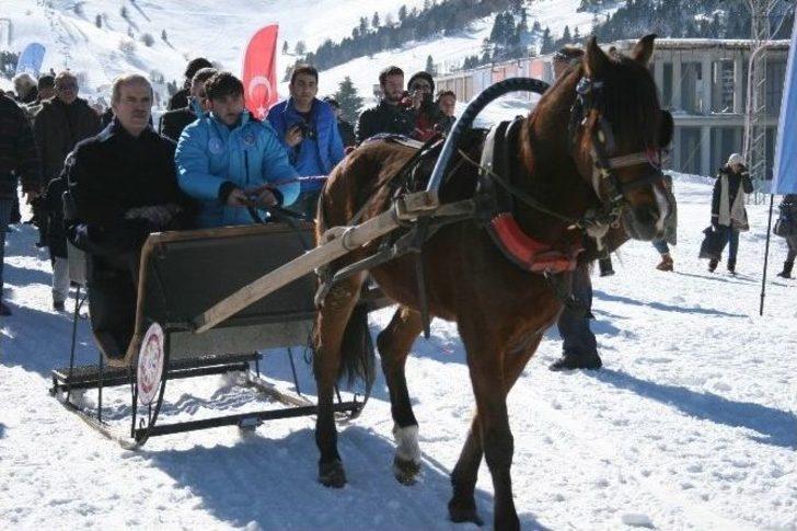 Uludağ’da Atlı Kızak Şampiyonası Nefes Kesti G3