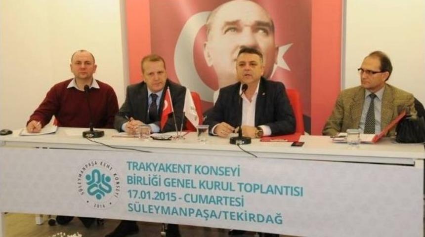 Trakya Kent Konseyleri Birliği İlk Toplantısını Yaptı