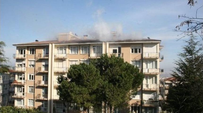 Bursa&rsquo;da &Ccedil;atı Yangını