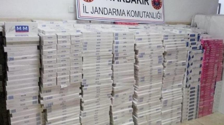 Kargo İle Ka&ccedil;ak Sigara Taşımacılığı Jandarmaya Takıldı