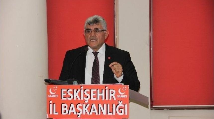 Saadet Partisi Eskişehir Genel Sekreteri Tacettin &Ccedil;etinkaya: