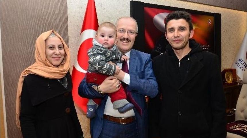 K&uuml;&ccedil;&uuml;k Erdoğan Başkan Kafaoğlu&rsquo;nu Ziyaret Etti
