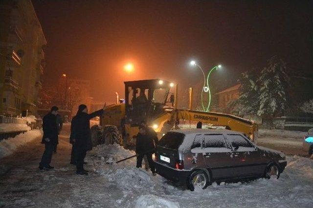 Muş’ta Kar Temizleme Çalışması