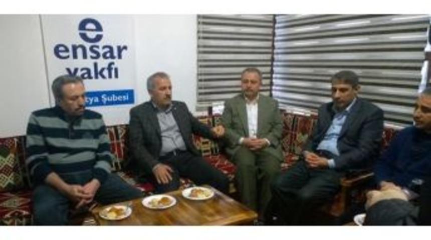 Şahin, Ensar Vakfı&rsquo;nı Ziyaret Etti